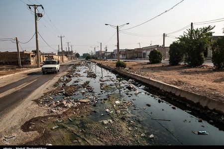 پاک‌سازی فاضلاب و آسفالت کوی مدرس اهواز باید انجام شود
