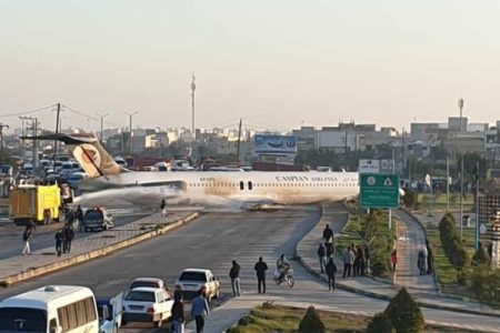 مصدوم در حادثه خروج هواپیما از باند فرودگاه ماهشهر
