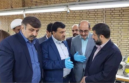 خط تولید ماسک تنفسی به سفارش شرکت فولاد خوزستان افتتاح شد