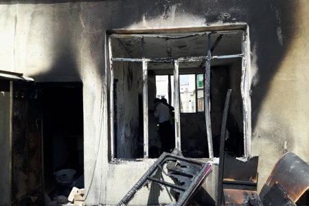 کارمند معترض اداره دارائی بندر امام را به آتش کشید