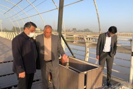 بازدید شهردار اهواز از وضعیت پل طبیعت
