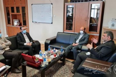 دیدار شهردار اهواز با معاون درآمدهای مالیاتی سازمان امور مالیاتی کشور
