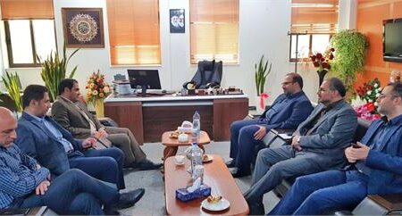 دیدار مدیرعامل فولاد خوزستان با رئیس سازمان صمت استان خوزستان