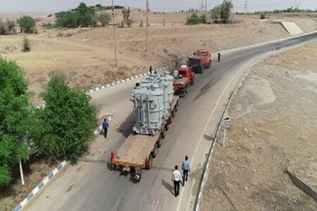 انتقال راکتور ۵۰ مگاوار به پست برق ۴۰۰ کیلوولت بین المللی نیروگاه کرخه